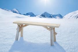 Alternative view of Michigan benk 122 cm