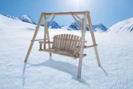 Alternative view of Michigan 3-seter hammock med Stativ