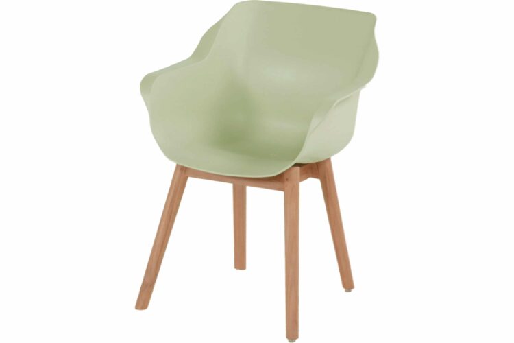 Sophie Teak Armchair - French green