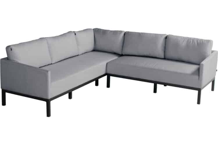 Cassia spisevinkel sofa - Sunbrella lead chiné