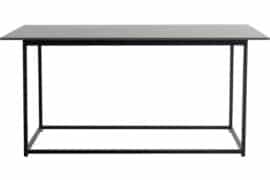 Evie spisevinkel sofa med bord 2V3 – Sunbrella lead chiné