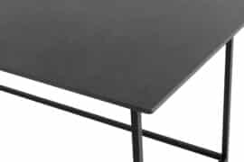 Evie spisevinkel sofa med bord 2V3 – Sunbrella lead chiné