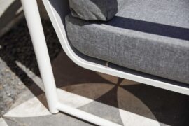 Fontaine 3-seter sofagruppe m/bord - royal white