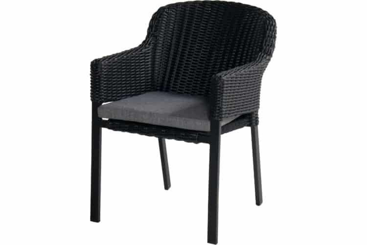 Cairo black/terracotta og Canterbury Ø90 spisegruppe - Bilde 3