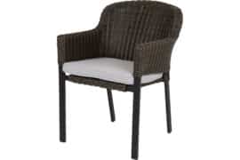 Cairo spisestol - black/terracotta