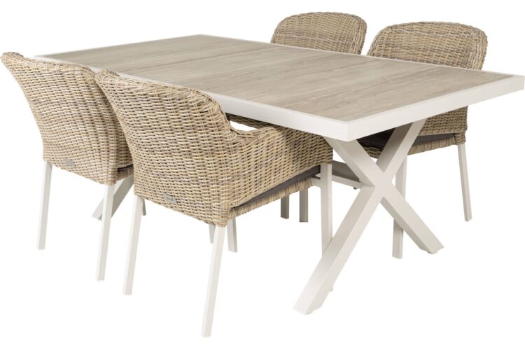 Canterbury spisebord L186 - royal white - Bilde 3