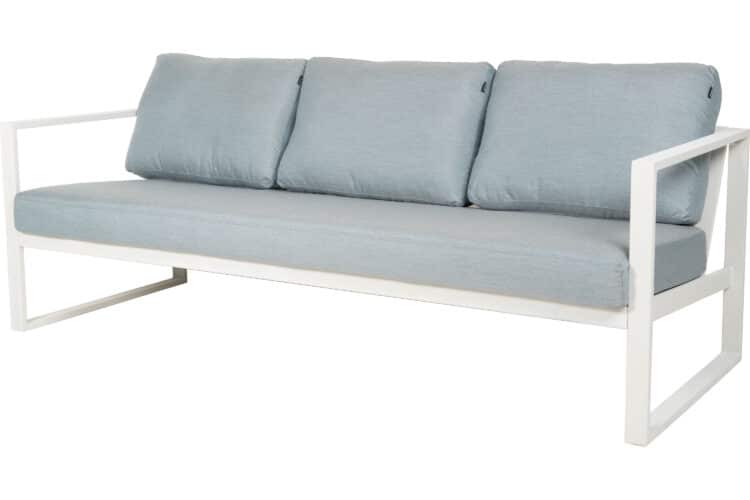 Jordan sofagruppe 3+1+1 m/bord - hvit/Sunbrella frosty chiné - Bilde 2