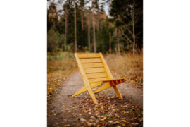 Granny stol furu - oker - Vareprøve Granny stol furu - oker - Vareprøve