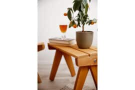 Granny bord furu - oker - Vareprøve Granny bord furu - oker - Vareprøve