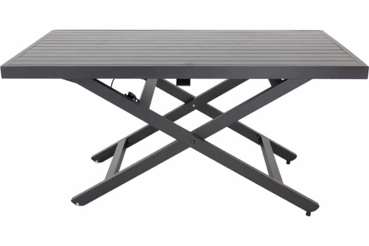 Salina høydejusterbart sofabord L140xB85xH68,5 - sort