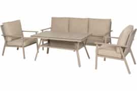 Darlington sofagruppe 3+1+1 m/bord - sand