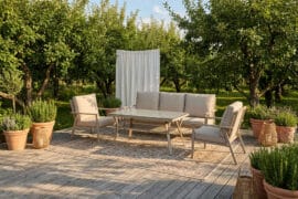 Alternative view of Darlington sofagruppe 3+1+1 m/bord - sand