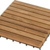 Teak fliser 30x30cm -10 stk