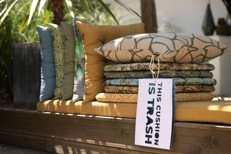 Pearl pyntepute 50x50 - green - Bilde 3