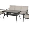 Almeria sofagruppe 3+1+1 m/bord - antrasitt