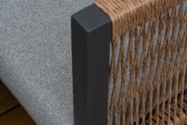 Cadley hjørnesofa m/bord - antrasitt