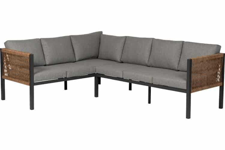 Cadley hjørnesofa m/bord - antrasitt - Bilde 7