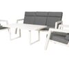 Ancona sofagruppe med bord - royal white