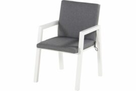 Ancona spisestol - royal white