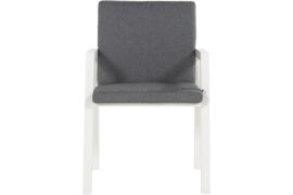 Alternative view of Ancona spisestol - royal white