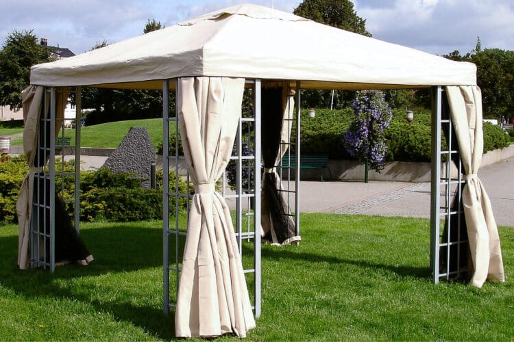 Apollo veggsett til paviljong 3x3m - beige