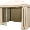 Comfort myggnett til paviljong 3x4m - beige