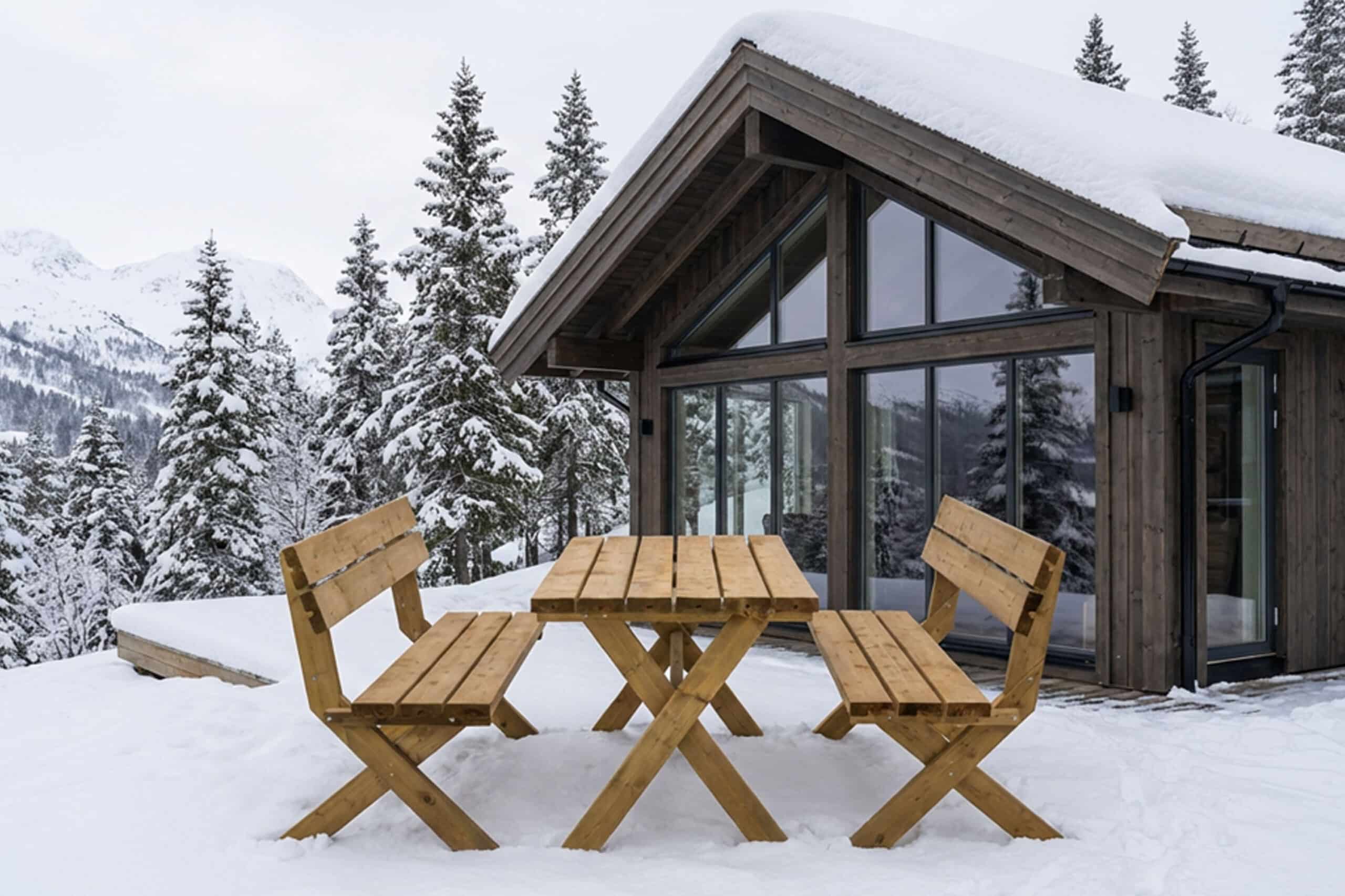 Hovden Spisegruppe - Brunimpregnert furu Hovden Spisegruppe - Brunimpregnert furu - Bilde 2