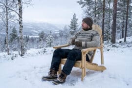 Alternative view of Breive adirondackstol - Impregnert furu