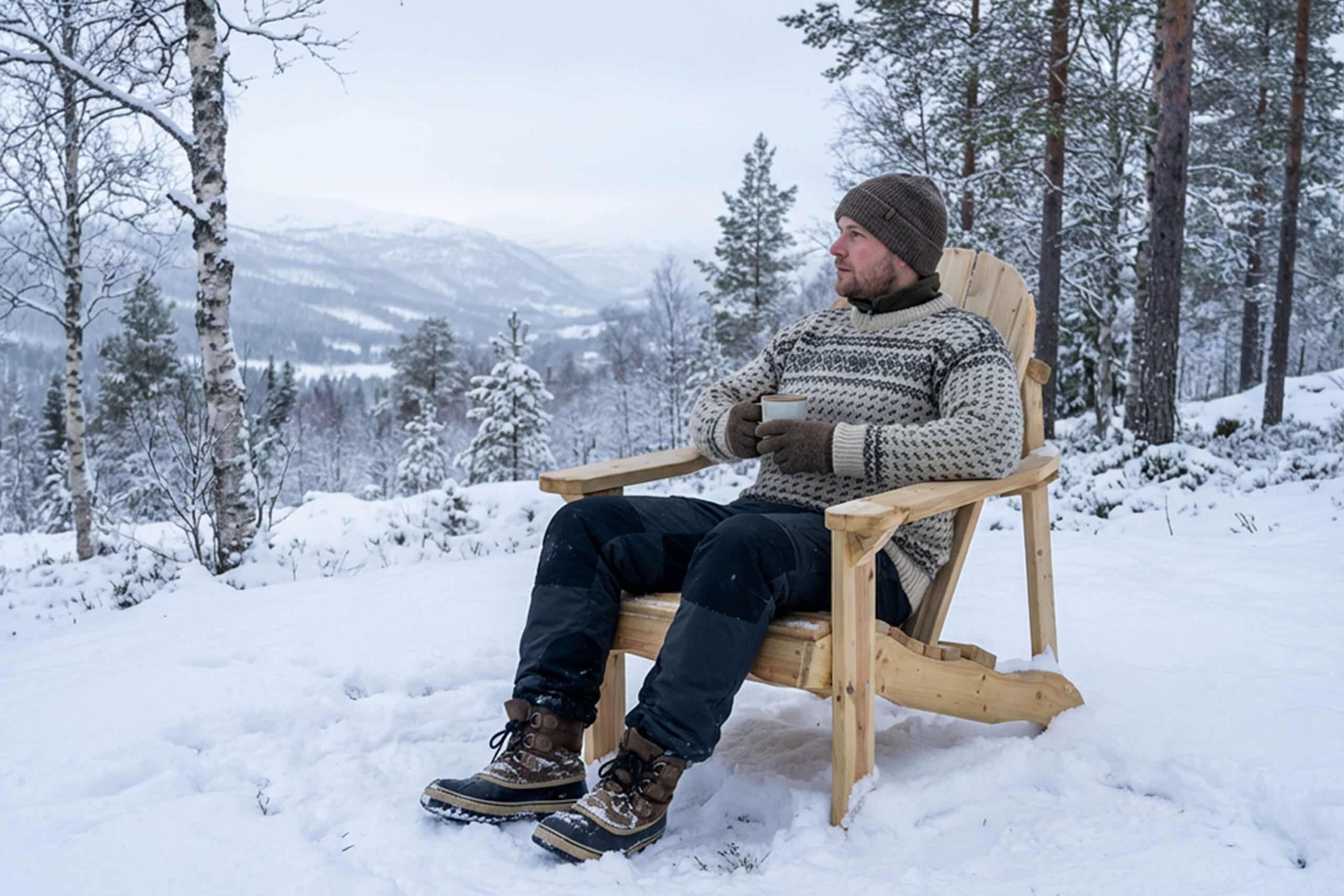 Breive adirondackstol - Impregnert furu Breive adirondackstol - Impregnert furu - Bilde 2