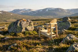 Alternative view of Breive adirondackstol - Impregnert furu