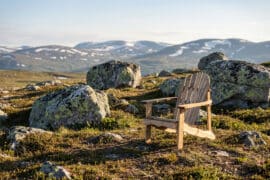 Alternative view of Breive adirondackstol - Brunimpregnert furu