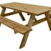 Finse piknikbord - Brunimpregnert furu