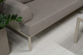 Miami hjørnesofa med bord - krem - Vareprøve Miami hjørnesofa med bord - krem - Vareprøve