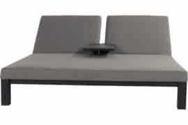 Eva solseng dobbel m/bord - Sunbrella flanelle - Vareprøve Eva solseng dobbel m/bord - Sunbrella flanelle - Vareprøve