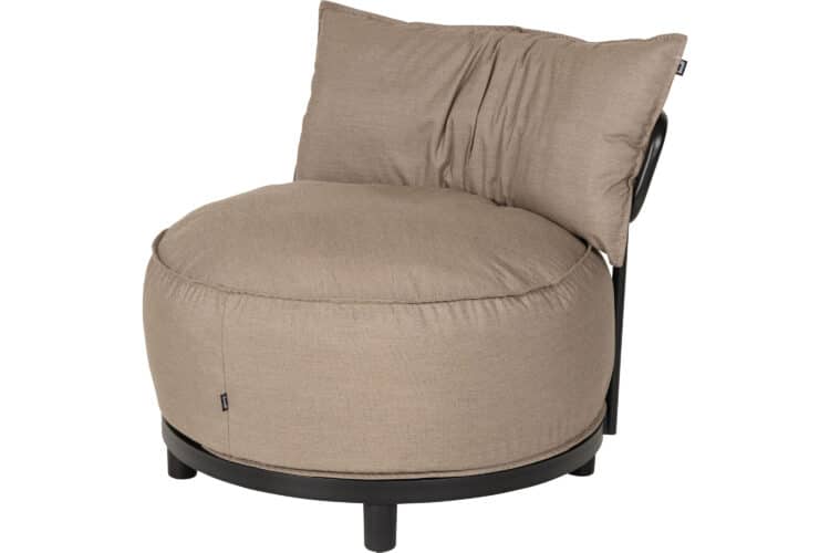 Emma Loungestol - Sunbrella Taupe Chiné - vareprøve