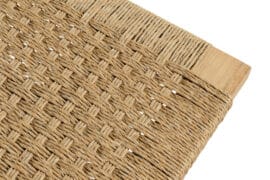 Admiral benk 180 - Natur m/flettet topp - Vareprøve