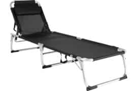 Siena campingseng m/pute - sort - Vareprøve