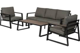 Penwood 3+1+1 m/bord - ant/valnøtt - Vareprøve