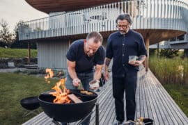 Bowl 57 bålpanne/grill høy