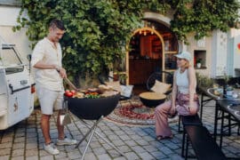 Bowl 70 bålpanne/grill høy