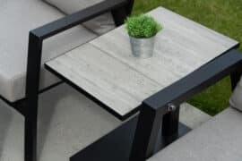 Alternative view of Portland høydejusterbart sidebord - sort