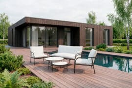 Alternative view of Jeremy sofagruppe med bord – Sunbrella marble