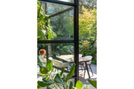 Tubb spisebord alu/teak