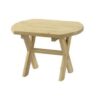 Huntsville Adirondack sidebord - Hvit Sedertre