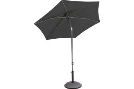 Alternative view of Solar easy-up parasoll Ø200 - royal grey