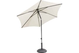 Alternative view of Solar easy-up parasoll Ø250 - natural