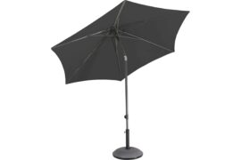 Alternative view of Solar easy-up parasoll Ø250 - royal grey