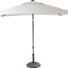 Solar easy-up parasoll 200x250 - light grey