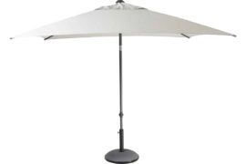 Solar easy-up parasoll 200x250 - light grey