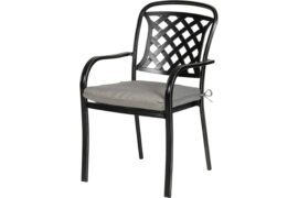 Preston spisestol - Riven Grey